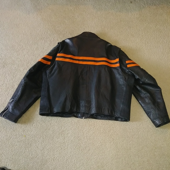 UGC HOT LEATHERS 3M MOTORCYCLE JACKET ZIPOFF VEST - Picture 8 of 16